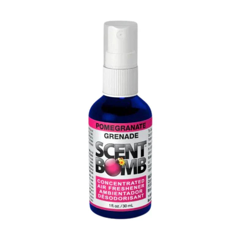 Pomegranate scented air freshener spray bottle with pump, 1 fl oz/30 mL